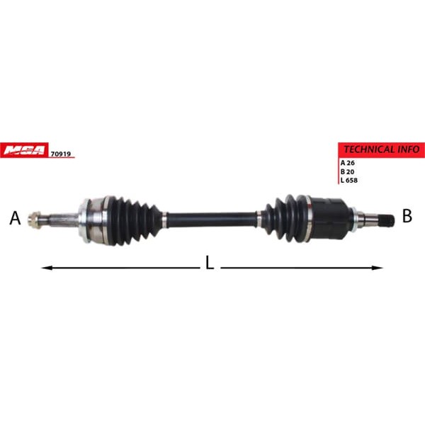 MGA 70919 Aks Sol Corolla 13-15 1.4 D4D Manuel