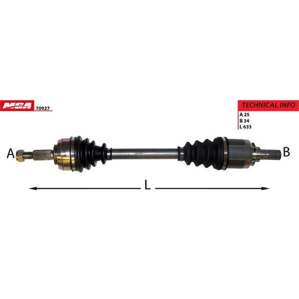 MGA 70927 Aks Sol Fluence 09- 1.5 DCI 6 Vites Otomatik Şanzıman