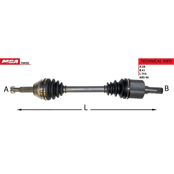 MGA 70930 Aks Sol Transit V347 06-14 2.2 TDCI 115-140Ps 