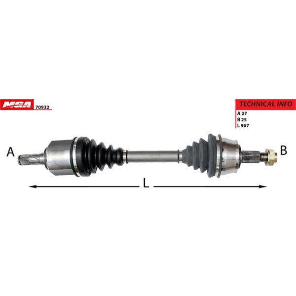 MGA 70932 Aks Sol Doblo 10- 1.6 Mjt Komple