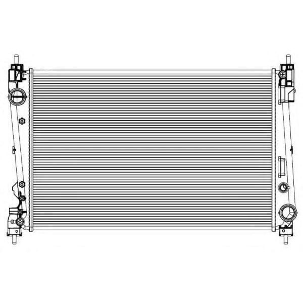 MGA 80407 Su Radyatörü Doblo 09- 1.4 T-Jet 1.6 Jtd 2.0 Jtd Mt Bravo 07- 1.4 16V 1.6 Mtj 1.9 Jtd 2.0 