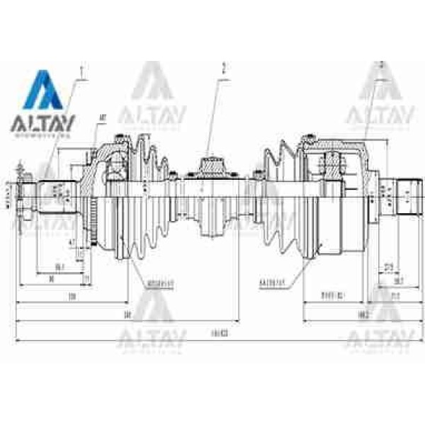 MAHER 1898 Aks Komple Ön Accent 06-11 Era Dizel Sol