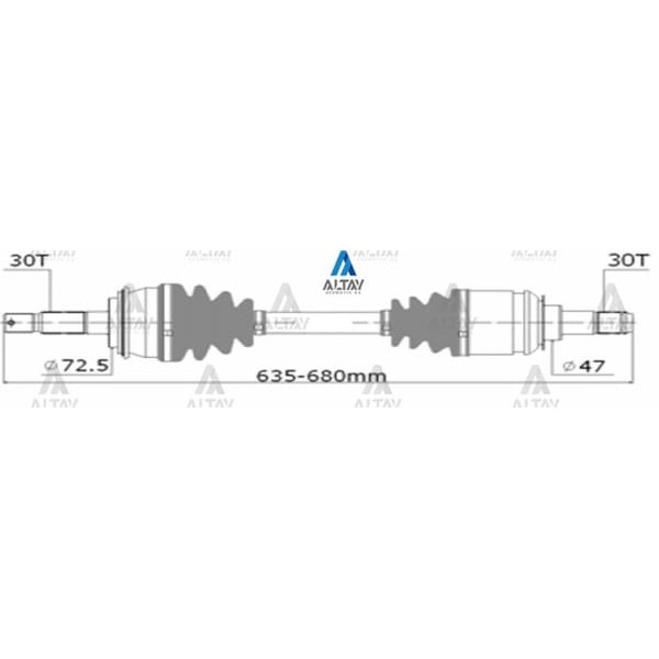 MAHER 1985 Aks Komple Ön Hilux 06-11 