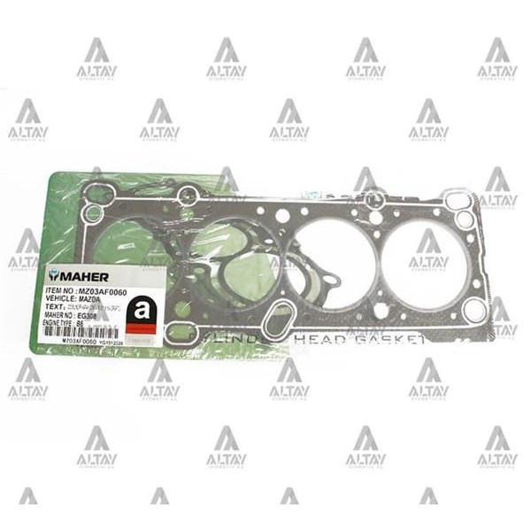 MAHER 3027 Silindir Kapak Contası 323 90-96 1.6 16V B6 Grafitli
