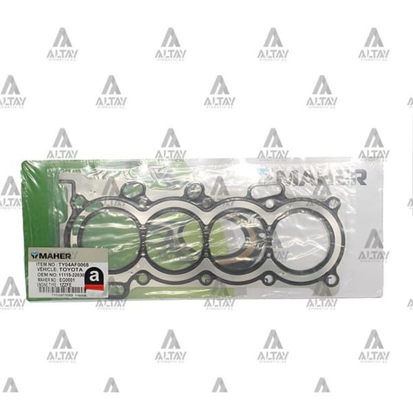 MAHER 3078 Silindir Kapak Contası Corolla 03-07 1.4 1.6 Avensis 03-08 1.6 1Zzfe 3Zzfe 4Zzfe Çelik 