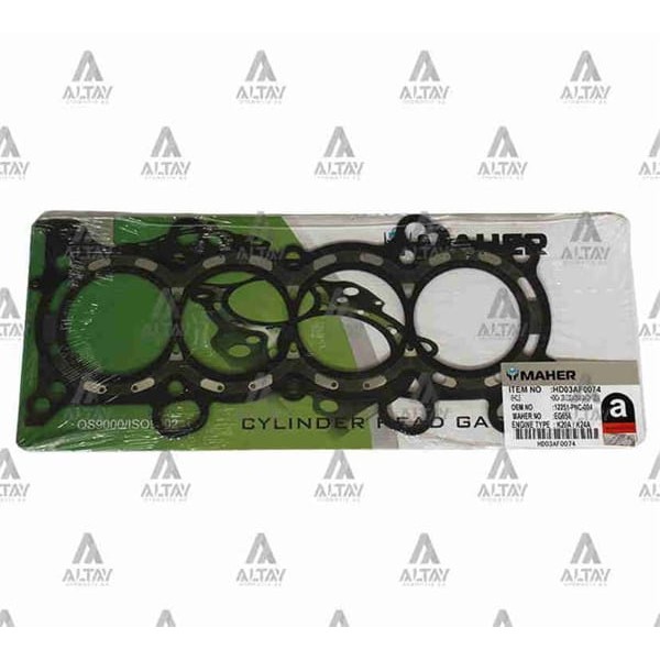 MAHER 3086 Silindir Kapak Contası Crv 02-07 2.0 Civic 01-05 Type-R K20A Çelik 