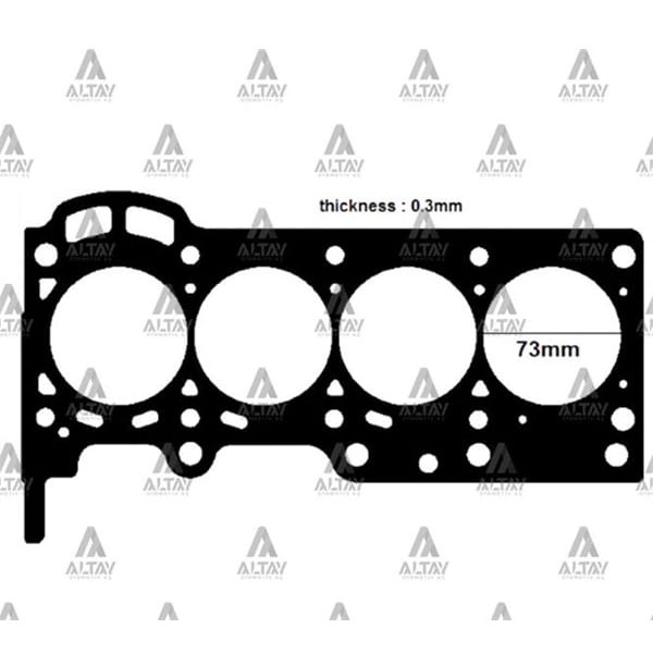 MAHER 3134 Silindir Kapak Contası Yaris 06-11 1.3 2Sz-Fe Sırıon Yrv Terios 1.3 Çelik K3-Ve