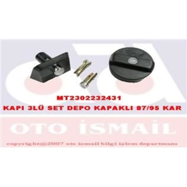 MITA 2232431 Kilit Depo Kapaklı Murat 131 Kartal 87 -99 Set 3 Lü 