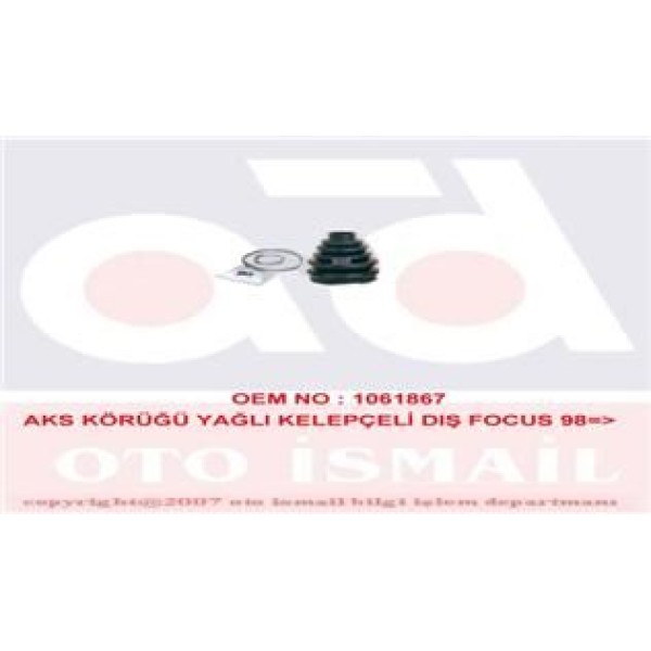 MKS 1504 Aks Körüğü Yağlı Kelepçelı Dıs Focus 98-