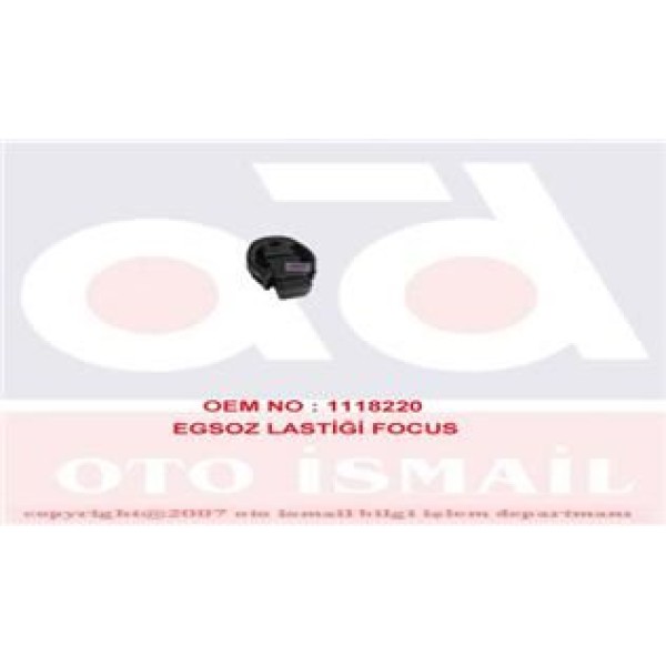MKS 1511 Egzoz Lastiği Focus 98-04-12 Cmax Connect 02-13 Volvo S40 C30 V50 04-12 Mazda 3 5