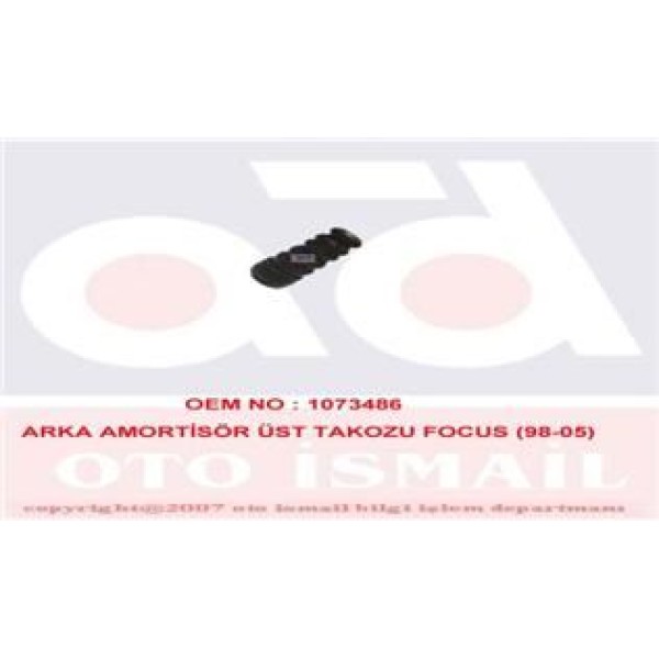 MKS 1525 Amortisör Tablası Takozu Arka Üst Focus 98-05