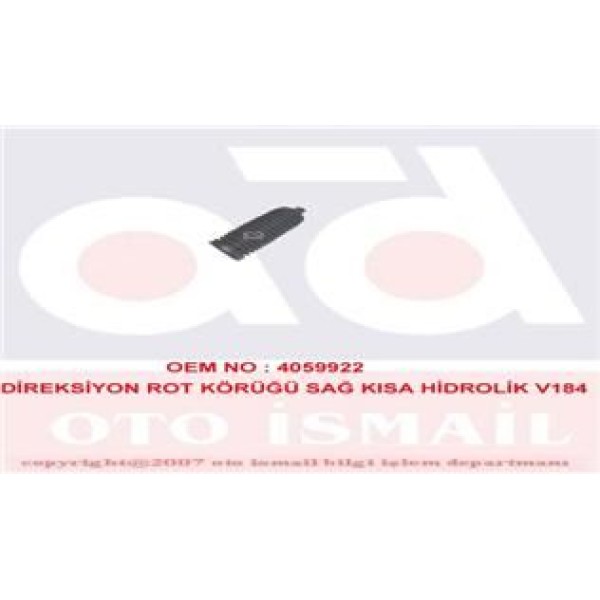 MKS 2007 Direksiyon Körüğü Sağ Kısa Hidrolik V184