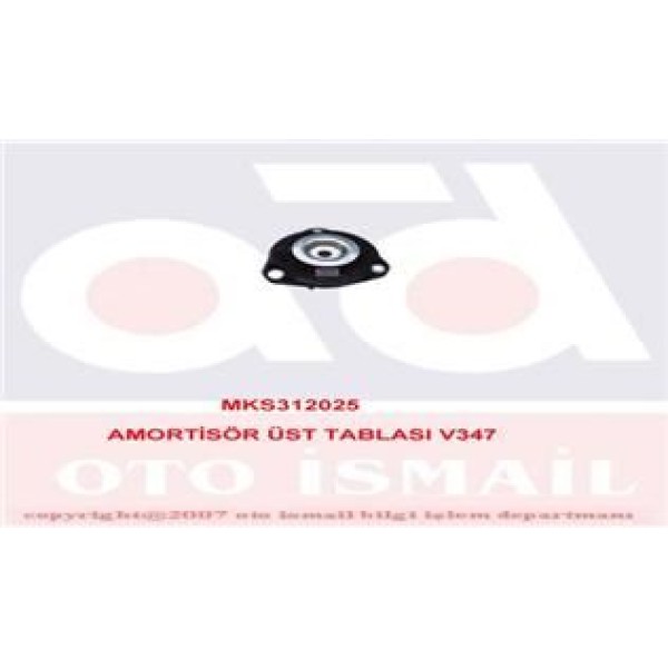 MKS 2025 Amortisör Tablası Takozu Üst V347 