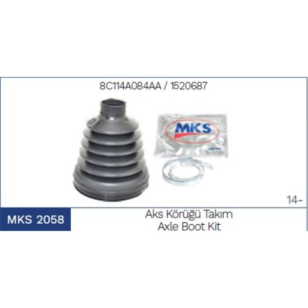 MKS 2058 Aks Körüğü Dıs Takım Ford Transit V363 Custom 14- 