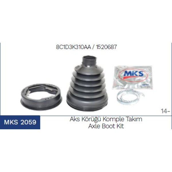 MKS 2059 Aks Körüğü Iç Takım Ford Transit V363 Custom 14-