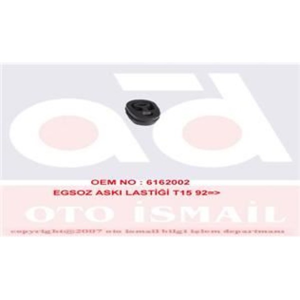 MKS 402 Egzoz Askı Lastiği T15 92- 