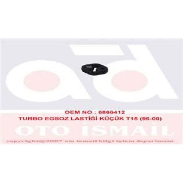 MKS 420 Turbo Egzoz Lastiği Küçük T15 96-00 