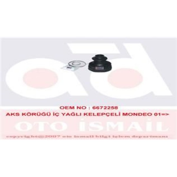 MKS 667 Aks Körüğü Iç Yağlı Kelepçelı Mondeo 01- 