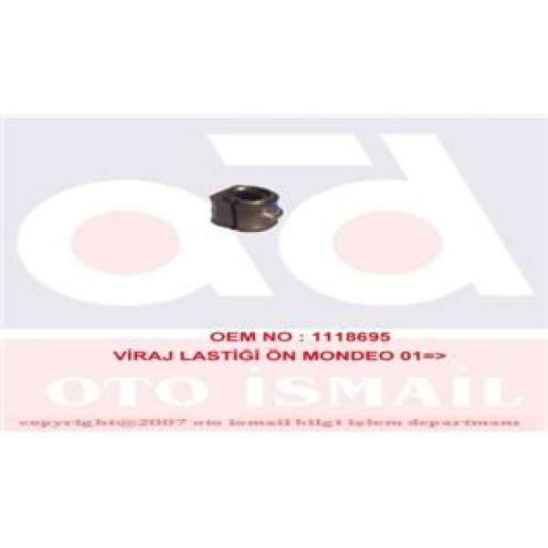 MKS 669 Viraj Demir Lastiği Ön Mondeo 01-07- 