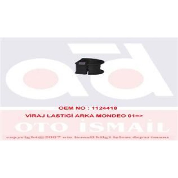 MKS 670 Viraj Demir Lastiği Arka Mondeo III 01-07- 