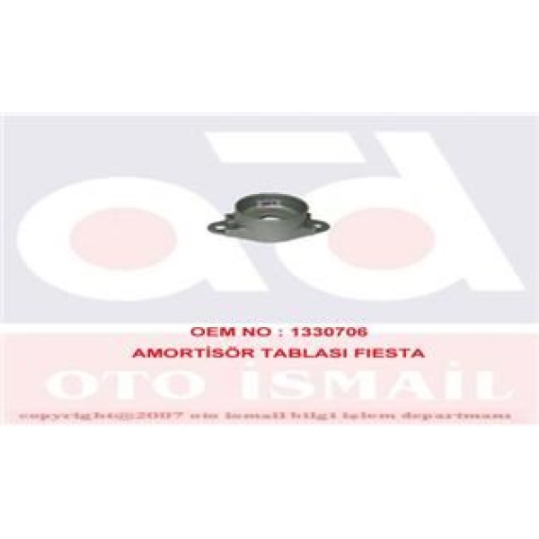 MKS 726 Amortisör Tablası Takozu Fiesta 