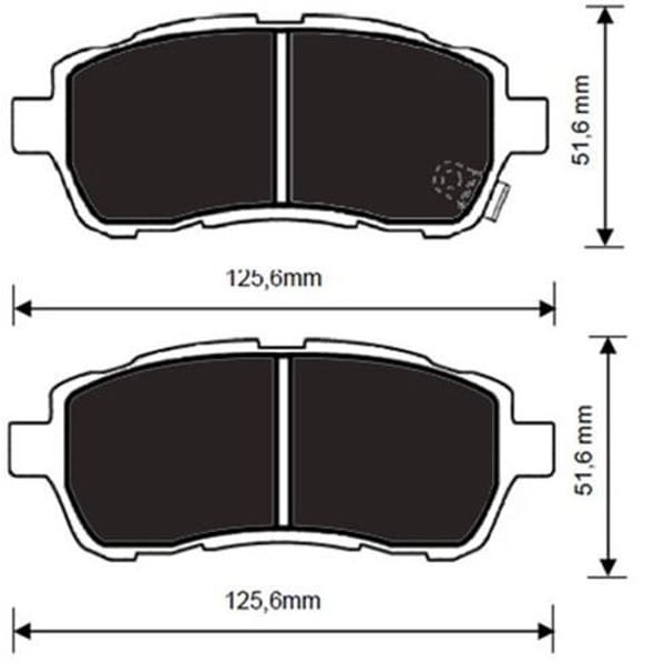 MAGNETTI MARELLI 323700005900 Fren Balatası Ön Fiesta VI 08- / Mazda 2 2007 - / Sırıon 2005 - 