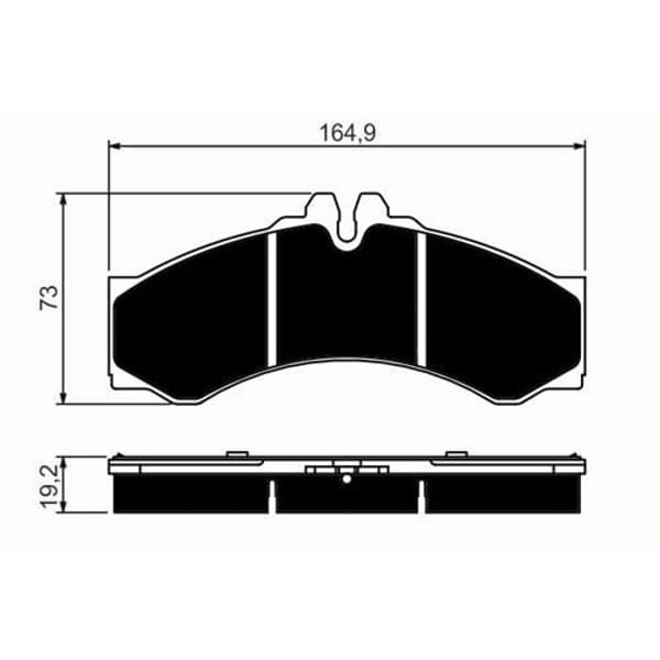 MAGNETTI MARELLI 323700006000 Fren Balatası Ön Lt28-35 96-06 Lt28-46 96-06 / Sprinter 95-06 