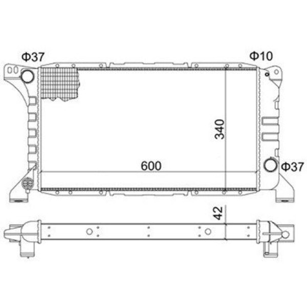 MARELLI 359000300560 Radyatör M-Transit 2.5D
