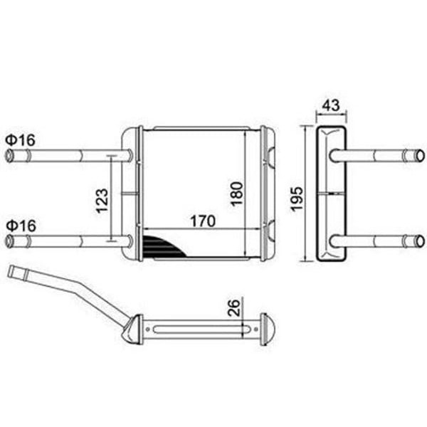 MARELLI 359000390150 Radytr - Astra F Brz