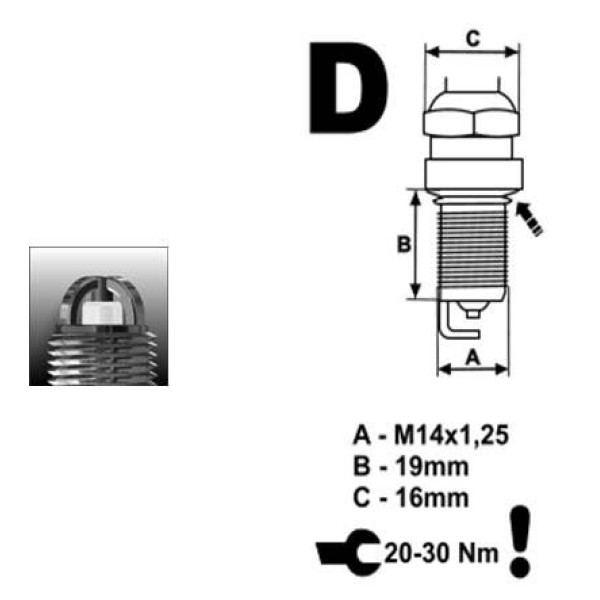 MAGNETTI MARELLI 359000400040 Ateşleme Bujisi F7Ltcr Uc Tırnak A3 A4 A6 Cordoba Golf III Bora Octavi