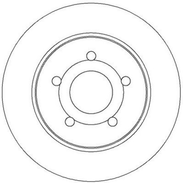 MAGNETTI MARELLI 360704003400 Fren Diski Arka Cmax 07- Cmax 03- Focus II 04- 15 Jant 265X10.9 5 Delı 