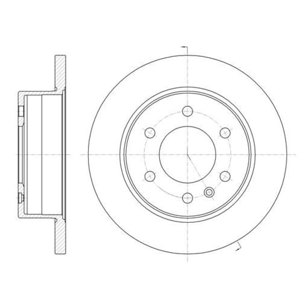 MAGNETTI MARELLI 360704012800 Fren Diski Sprinter-Crafter 06- 3T-5T 2,5TDI (298×16×6Dl) Arka Takım 