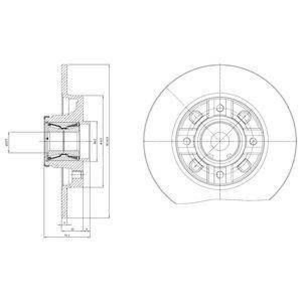 MAGNETTI MARELLI 360704027600 Fren Diski Rulmanlı Arka Takım 4D 249Mm C4 308 408 08-