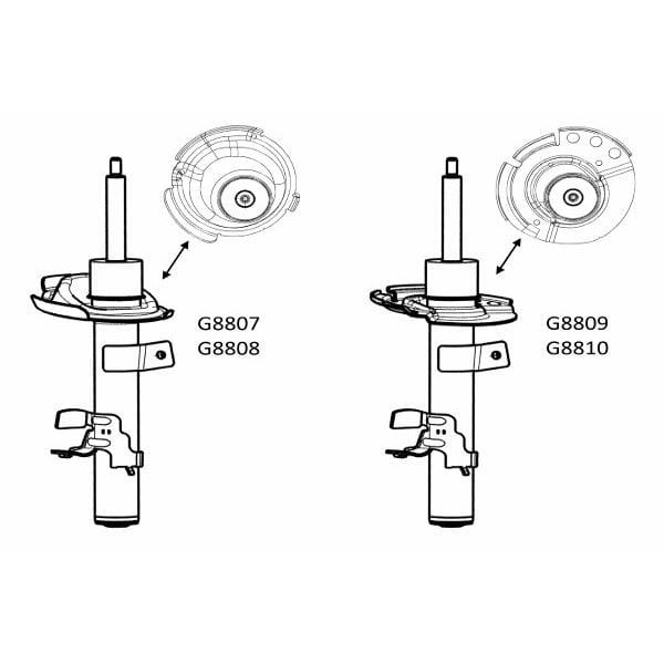 MONROE G8808 Ön Amortisör Sol Ford Kuga 1.6 2.5 2.0TDCI 2013