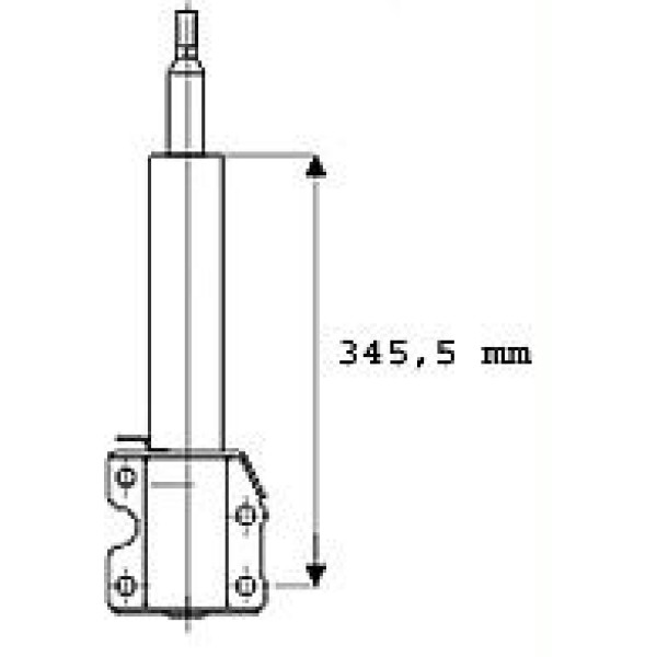 MONROE V4507 Amortisör Ön Lt35 Volt / Sprinter 1750Kg
