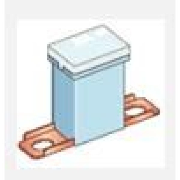 MTA 2632 Yan Ayaklı Sigorta 20 Amper Gök Mavisı 