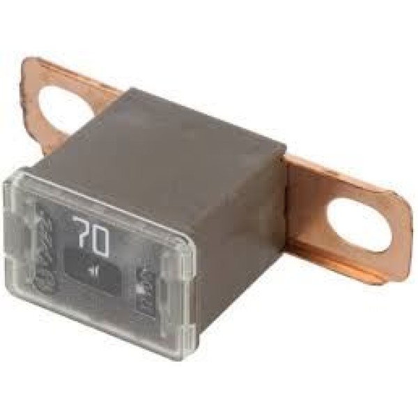 MTA 2637 Yan Ayaklı Sigorta 70 Amper Kahverengi 