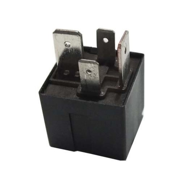 MTA 3618 Mini Röle 12V 50 Amper 4 Fişli Siyah 