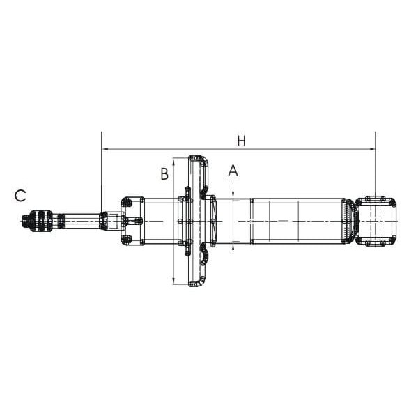 MAYSAN N6211540 Amortisör Arka Golf III Vento 91-95 / Toledo 91-99 Yağlı