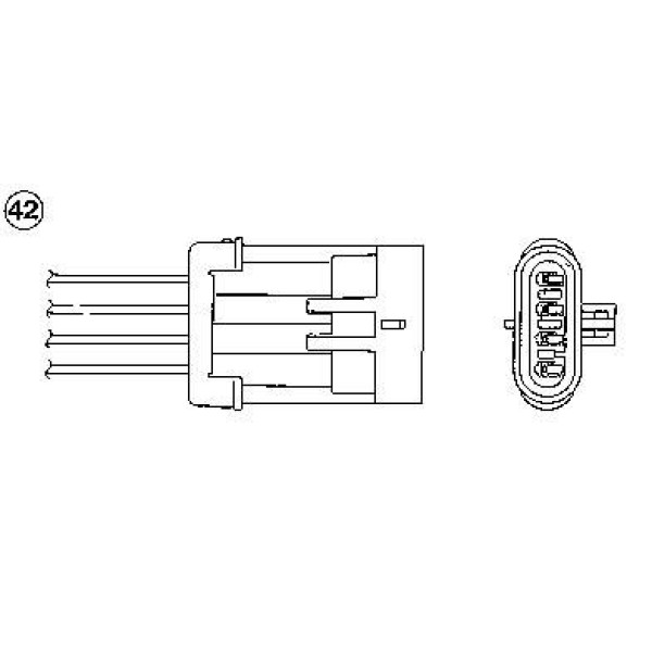 NGK 440 Oza341-W2 Oksijen Sensörü