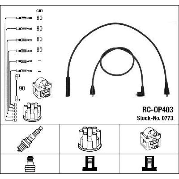 NGK 773 Rc-Op403 Ateşleme Kablosu