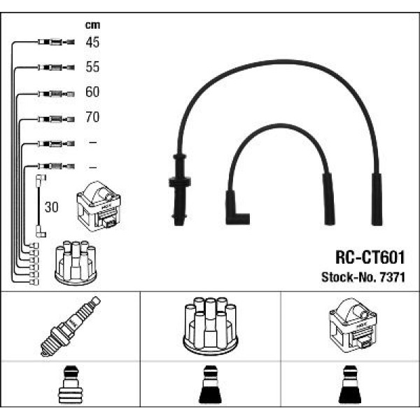 NGK 7371 Rc-Ct601 Ateşleme Kablosu