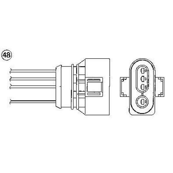 NGK 91160 Oza750-Ee2 Oksijen Sensörü