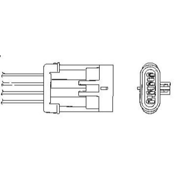 NGK 94810 Oksijen Sensörü Katalızator X16Xel Astra G Vectra B 98- 