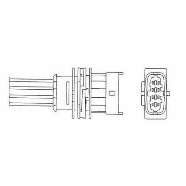 NGK 95028 Lambda Sensörü Astra G-Vectra.B 1.6 16V *Z16Xe* (P2)