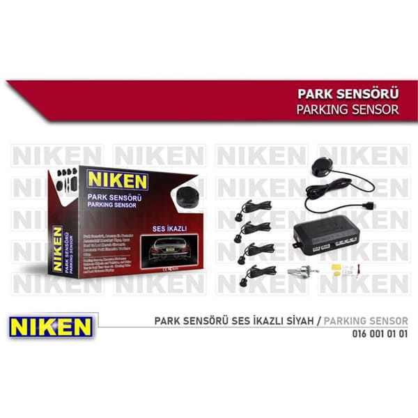 NIKEN 160010101 Park Sensörü Ses İkazlı Siyah