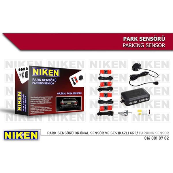 NIKEN 160010702 Park Sensörü Orjinal Sensör Ve Ses İkazlı Gri
