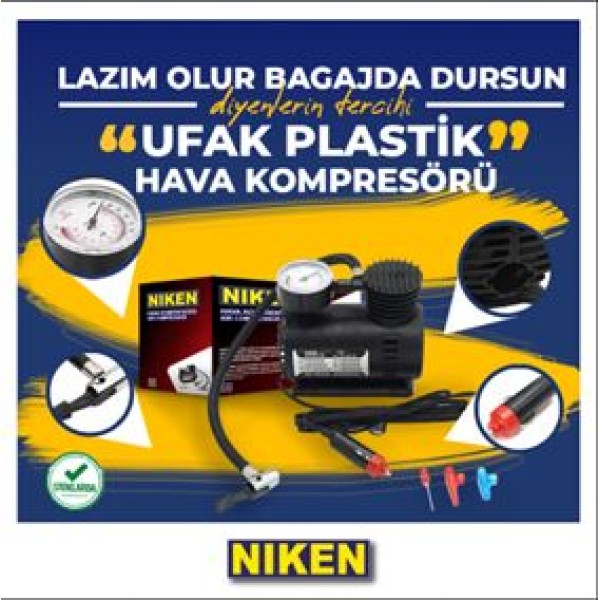 NIKEN 250010301 Hava Kompresörü Plastik Küçük W