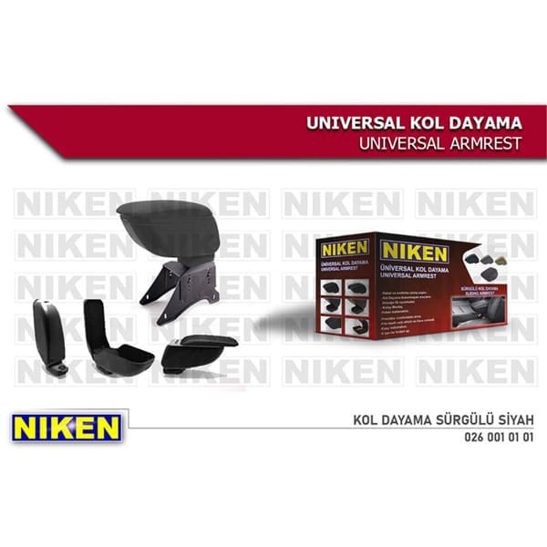 NIKEN 260010101 Kol Dayama Sürgülü Siyah 