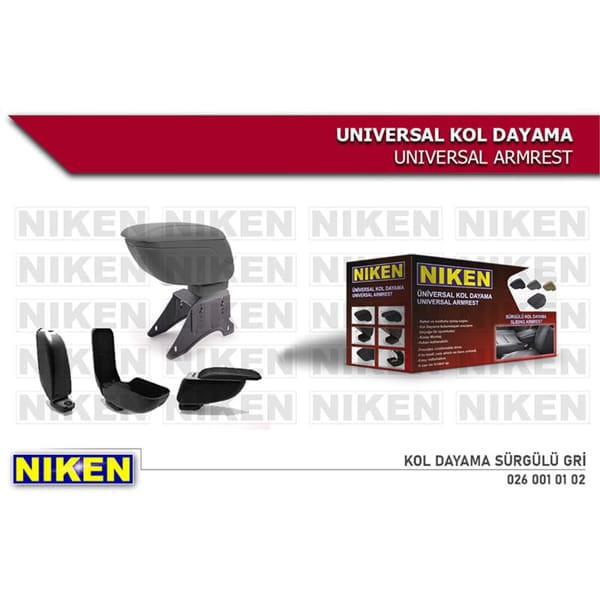 NIKEN 260010102 Kol Dayama Sürgülü Gri 